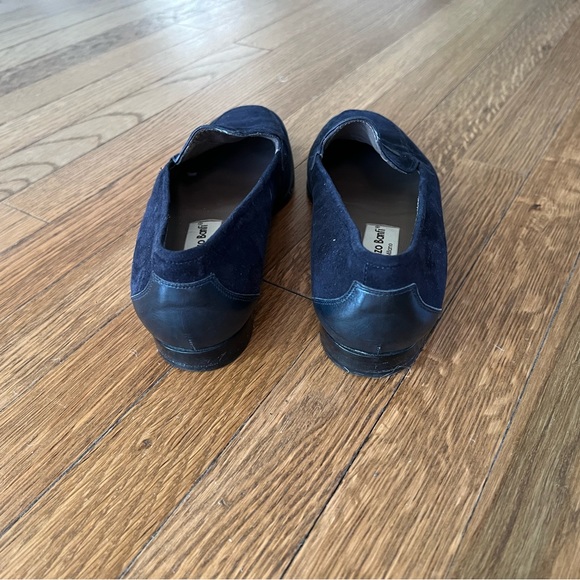 Lorenzo Banfi navy blue suede loafers, size 36.5 - Picture 4 of 6
